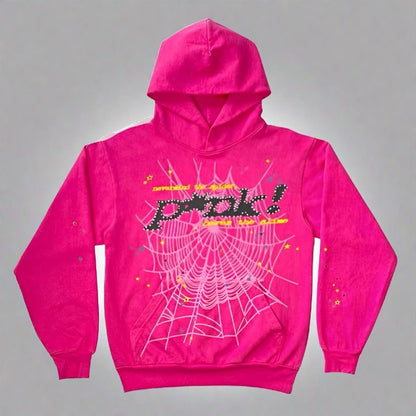 Spider Worldwide Young Thug Hoodie Pink