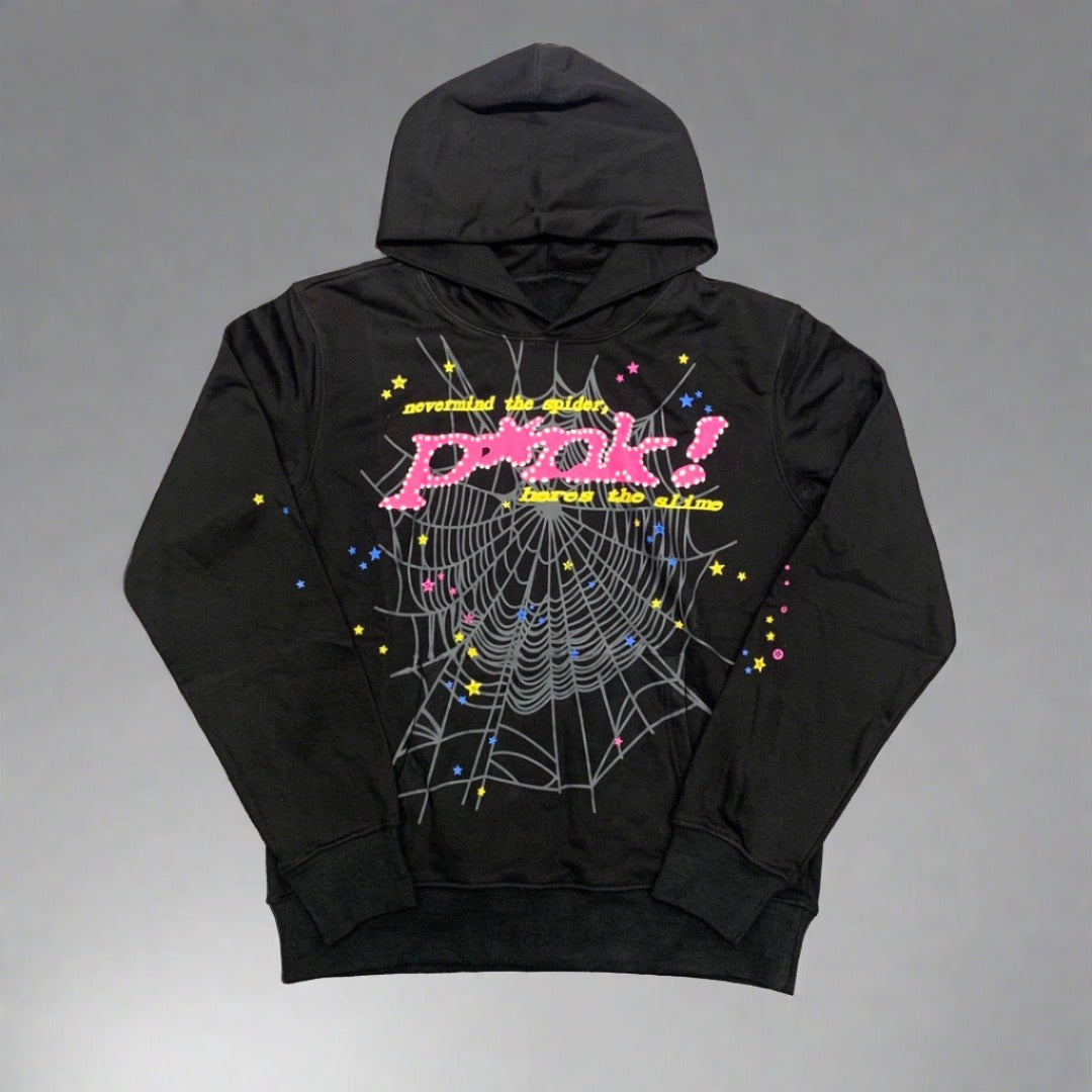 Pink! Black Spider SweatSuit
