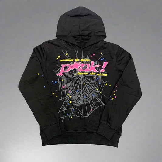 Pink! Black Spider SweatSuit