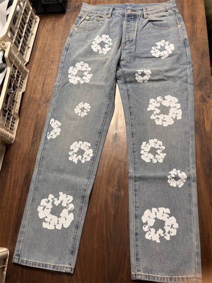 1;1 Best Quality Denim Tears Jeans With Print Logo