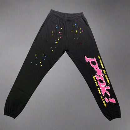 Pink! Black Spider SweatSuit