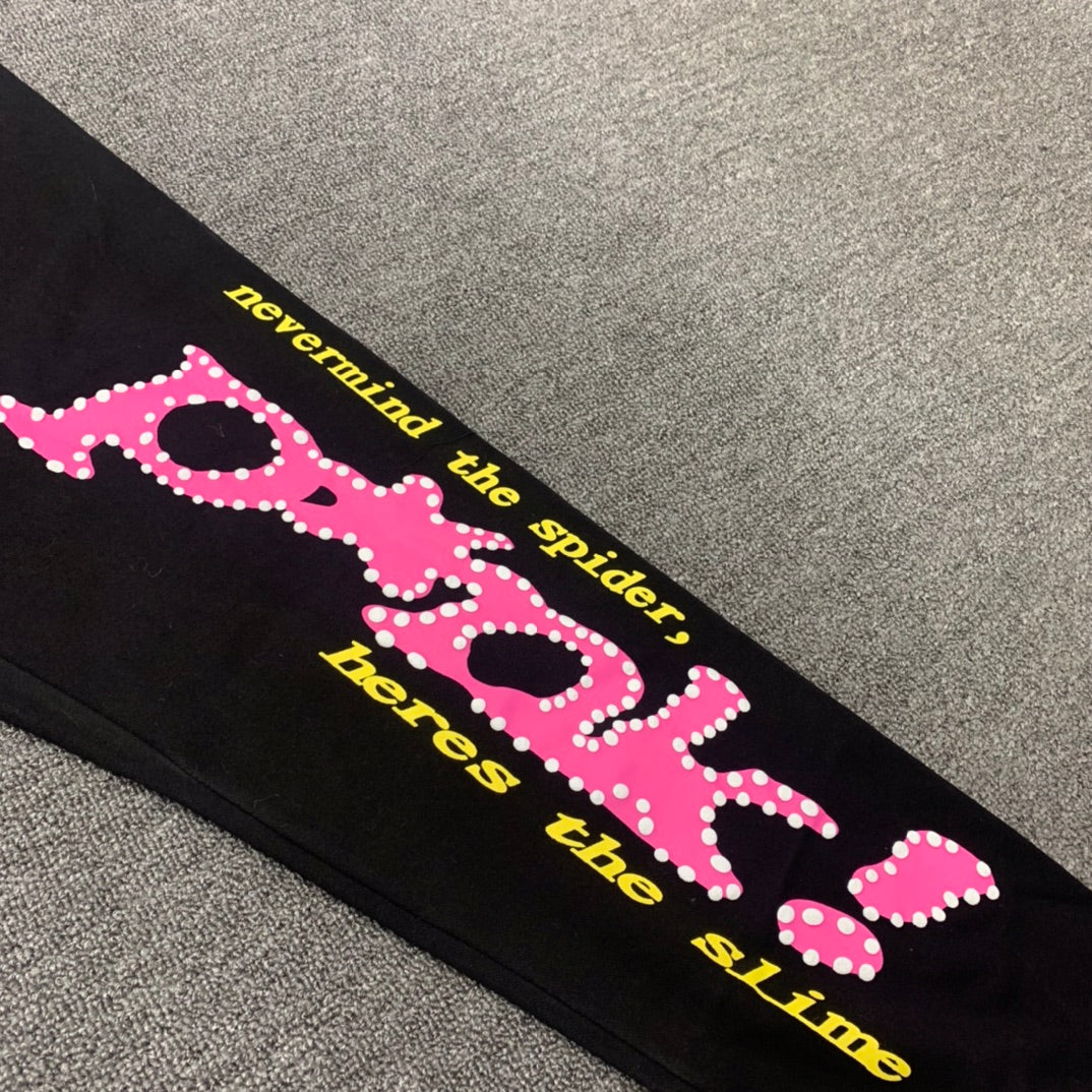 Pink! Black Spider SweatSuit